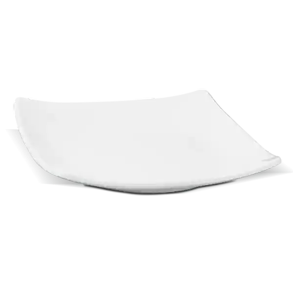Aro Plato Melamina 100 Cuadrado Blanco 20 cm