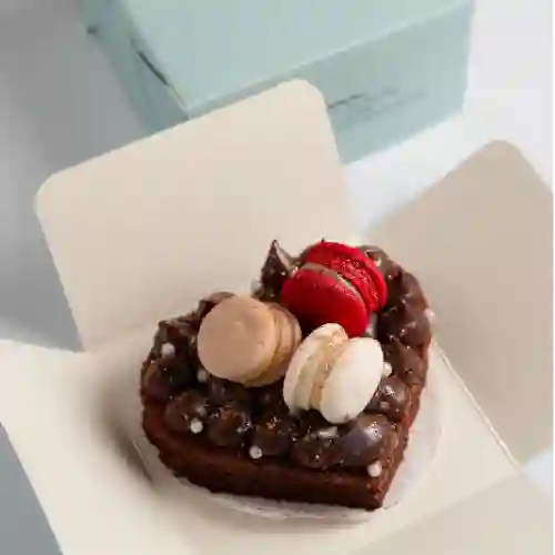 Torta de Chocolate en Forma de Corazón