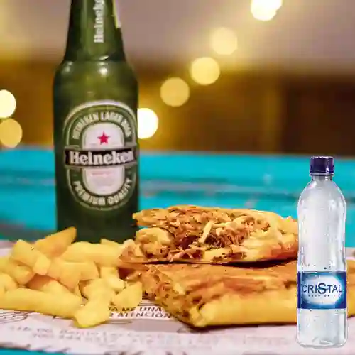 Combo Sándwich Juana Mixto + Cristal Sin Gas 500 ml
