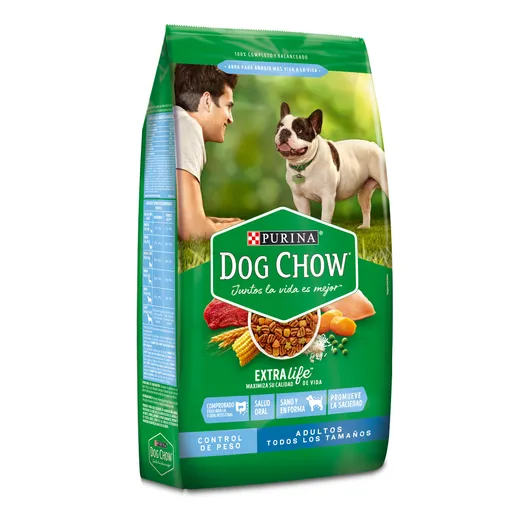 Dog Chow Control de Peso Adultos Todos los Tamaños 8Kg