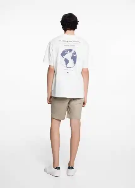 Camiseta World2 Off-White Talla 20 Niño Mango