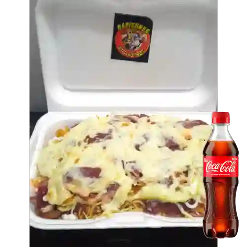 Salchipapa Especial 1 Persona +Cocacola Org 400ml
