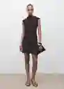 Vestido Carlota2 Chocolate Talla M Mujer Mango