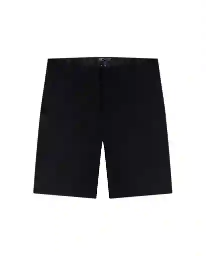 Bermuda Tech Negro Sombrío Ultraoscuro Talla 32 Chevignon