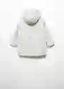 Abrigo Edik Gris Talla 10 Niña Mango