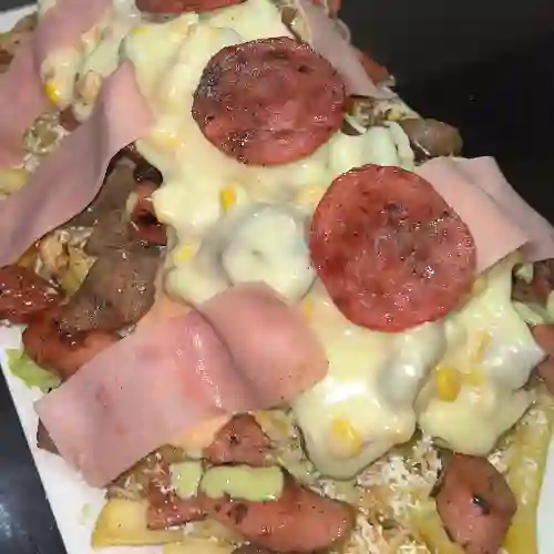 Salchipapas Familiar para 4