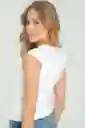 Top Zipline Color Blanco Crudo Talla M Ragged