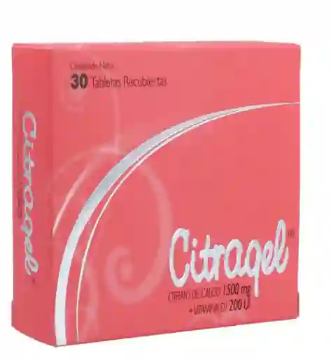 Citragel citrato de calcio tabletas recubiertas. 