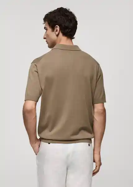 Polo Ares Topo Talla L Hombre Mango