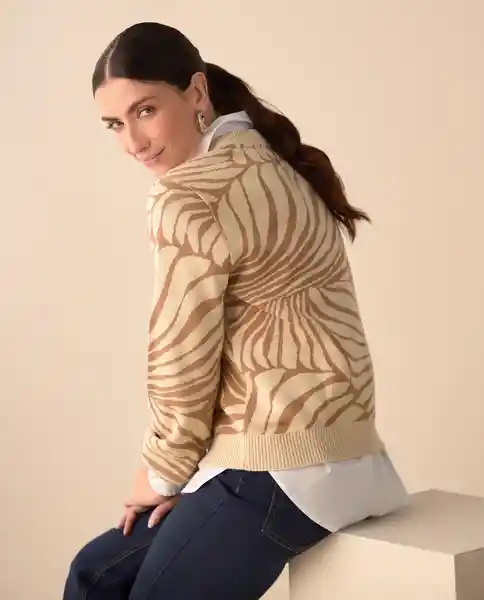 Tejido Beige Taupe Medio Talla L 461G121 Espirit