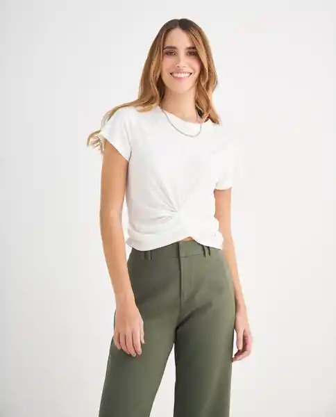 Camiseta Crudo Nevisca Claro Talla M 609F017 Esprit