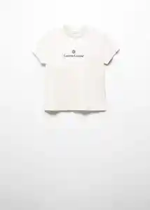 Camiseta Creative Off White Talla 21 Teen Niñas Mango