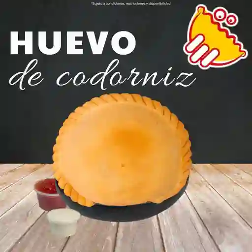 Pastel huevos de codorniz
