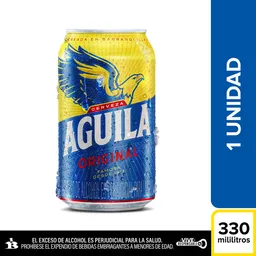 Cerveza Aguila Original - Lata 330Ml X1