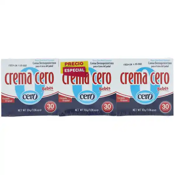 Cero Crema Antipañalitis Formula Original