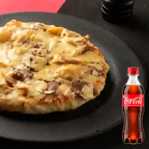 Combo Pizza de Pollo&Champiñón +Cocacola Orig 400ml
