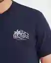 Camiseta Spirit Graphic Azul Dark Ultraoscuro Talla M Chevignon