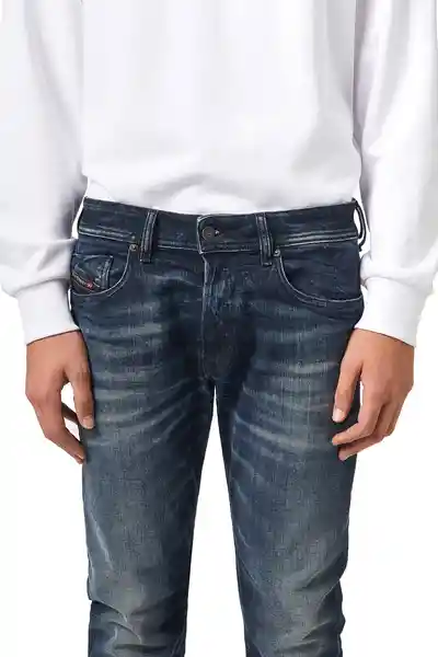 Diesel Jean Sleenker-X Para Hombre Azul Oscuro Talla 36