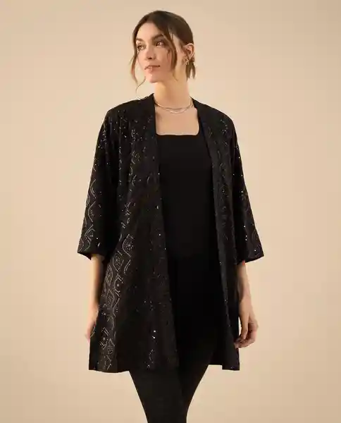 Chaqueta Jaguar Negro Ultraoscuro Talla S 422G000 Esprit