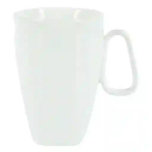 Material: Porcelana. Mug Con Oreja. Base Semicuadrada. Parte Superior Circular. Sencillo. Elegante. 300 mL Sku 151875. Sku 0151875