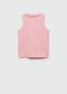 Camiseta Living Rosa Talla 10 Niñas Mango