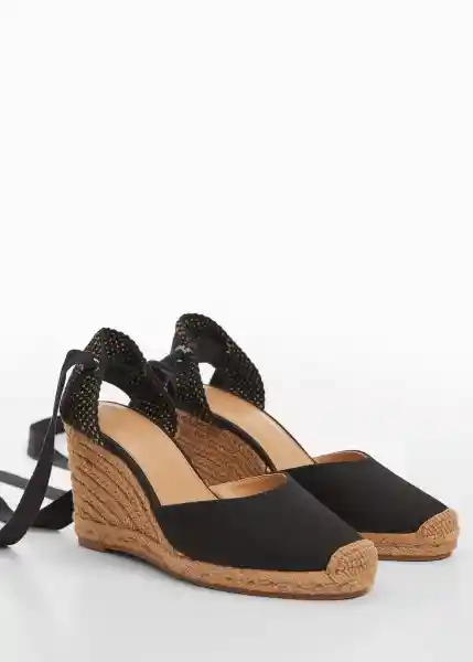 Zapatos Georgina Negro Talla 36 Mujer Mango