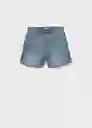 Short Andy Tejano Medio Talla 34 Mujer Mango
