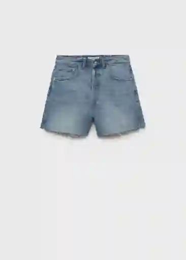 Short Andy Tejano Medio Talla 34 Mujer Mango