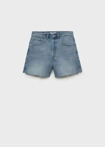 Short Andy Tejano Medio Talla 34 Mujer Mango