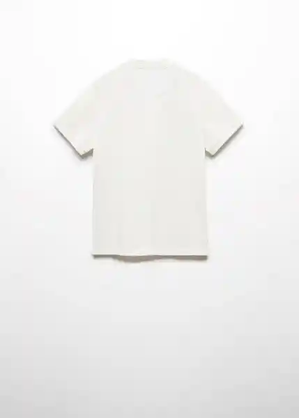 Camiseta Polo Hanoi6 Offwhite Talla 08 Niños Mango