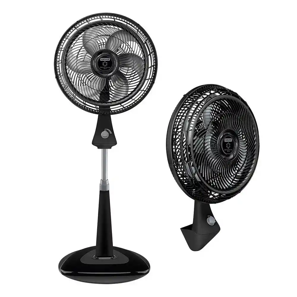 Samurai Ventilador Silence Force Plus 2 en 1 Negro