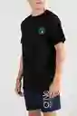 ONeill Camiseta Classic Spinner Masculina Negro Talla L