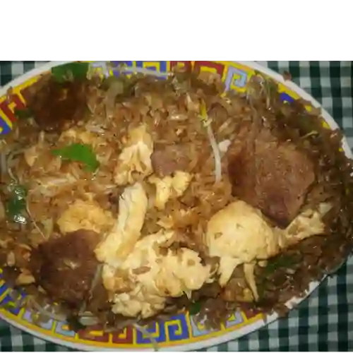 Arroz Solomito y Pollo Picado Mediano