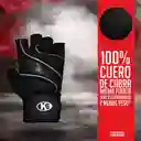 K6 Guantes Para Gimnasio De Cuero Crossfit Gym Force Talla M