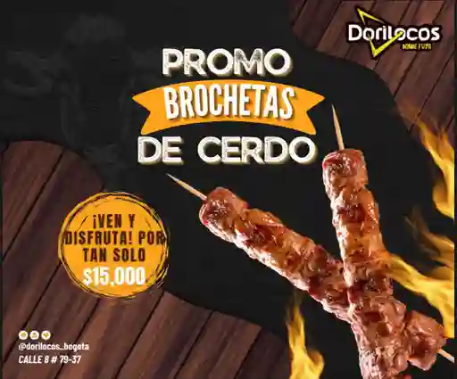 Promo Brochetas de Cerdo