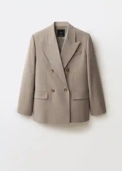 Saco Americana Iris Topo Talla S Mujer Mango