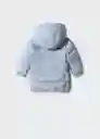 Abrigo Anorak Julong5 Celeste Talla 72 Niña Mango