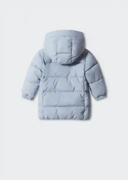 Abrigo Anorak Julong5 Celeste Talla 72 Niña Mango