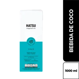 Hatsu Leche de Coco Sabor Original