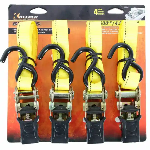 Keeper Set Correa Amarillo de 227 Kg 4.5 m