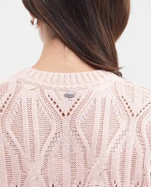 Camiseta Tejida Soft Rosa Oleo Medio Talla L Chevignon