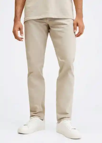 Jeans Bob Beige Talla 36 Hombre Mango