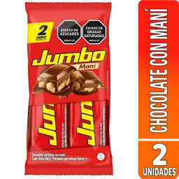 Jumbo Chocolatina con Leche con Maní