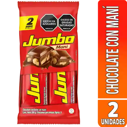 Jumbo Chocolatina con Leche con Maní