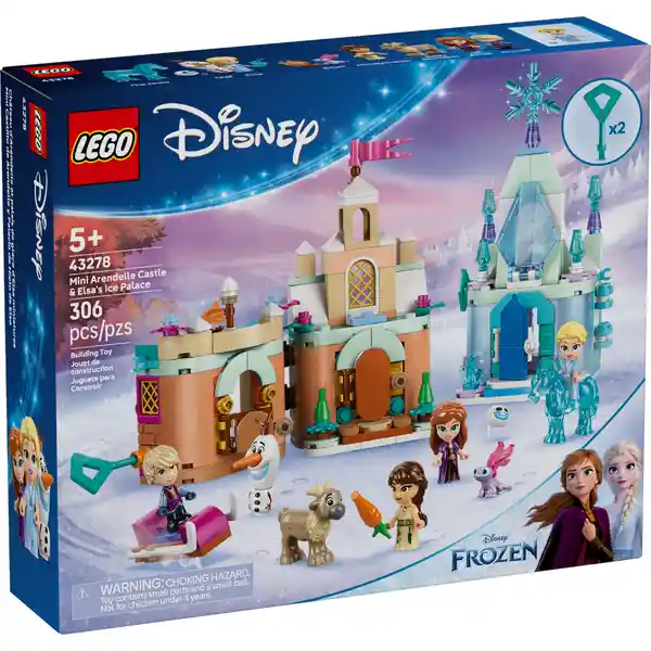 Set de Construcción Mini Castillo de Arendelle y Palacio Lego