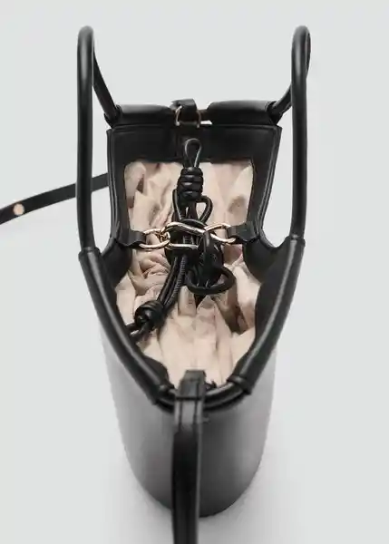 Bolso P Emilia Negro Talla 99 Mujer Mango