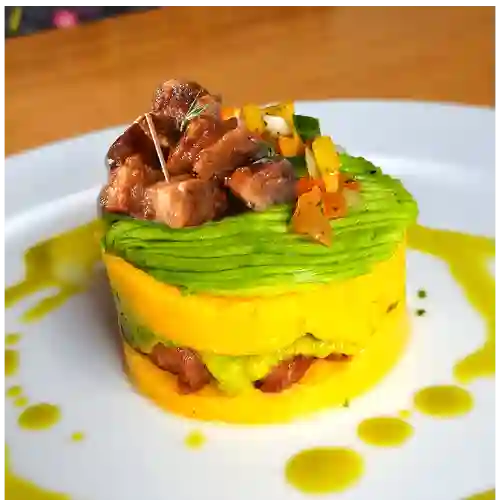 Causa 3 Soles (Chicharrón)