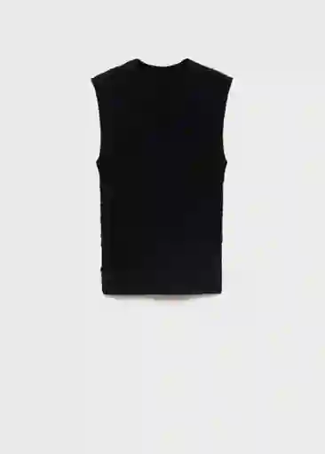 Top Brain Negro Talla S Mujer Mango