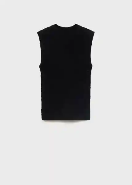 Top Brain Negro Talla S Mujer Mango