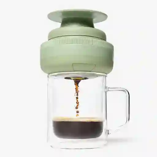 Corkcicle Cafetera a Presión Palmpress Verde Sage
